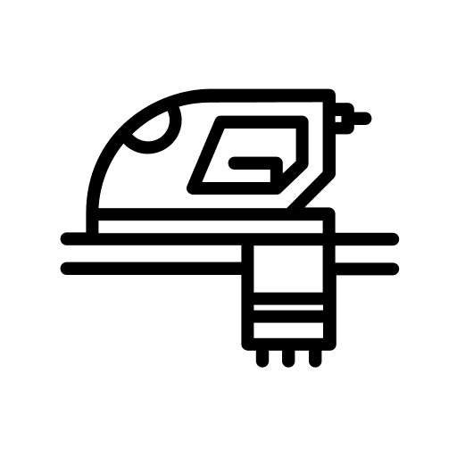 Iron laundry electronics wash icon