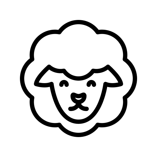 Sheep mammals farming mammal icon