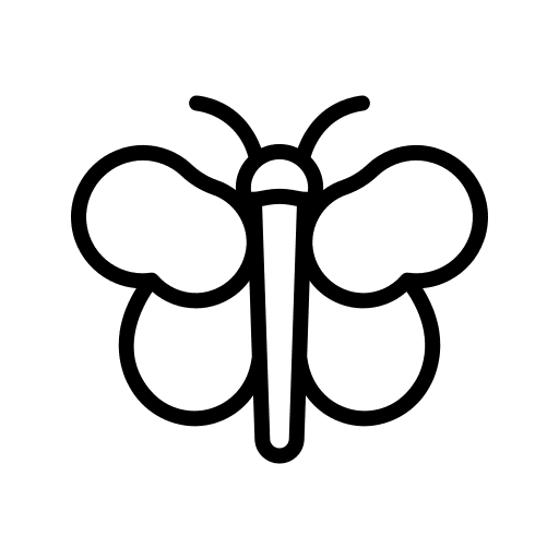 Silk butterfly silk butterfly butterfly animals icon