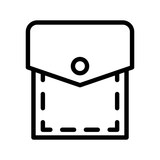 Pocket pants pocket trousers icon