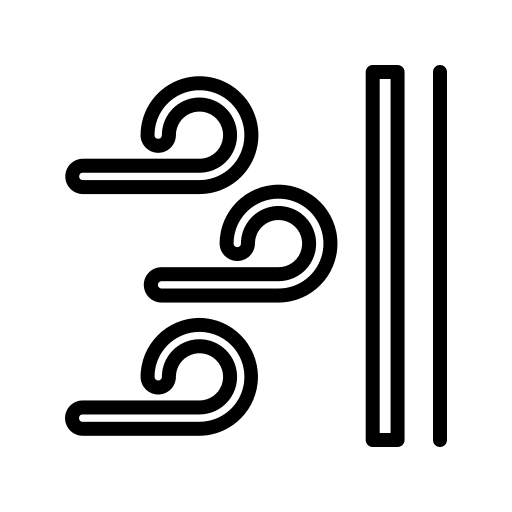 Wind proof symbol fashion miscellaneous icon