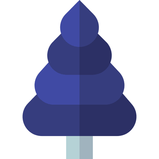 Cypress botanic garden tree icon