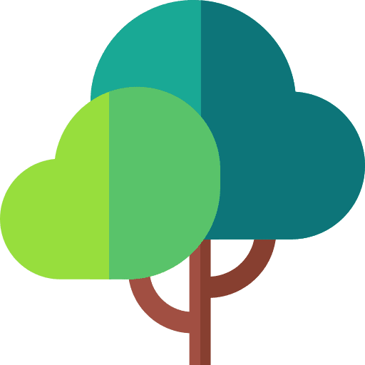 Tree tree garden nature icon