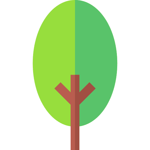 Tree yard botanical nature icon