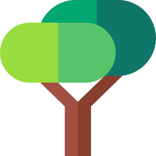 Tree nature ecology garden icon