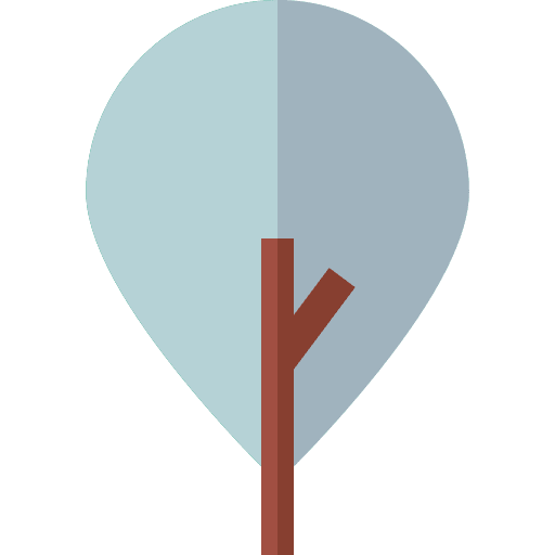 Tree botanical ecology garden icon