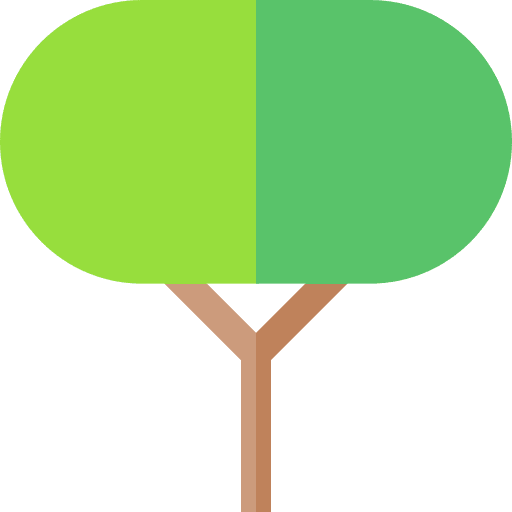 Tree botanical garden tree icon