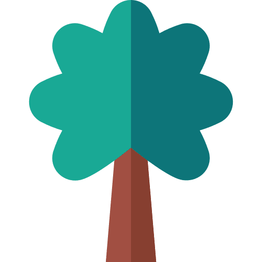 Tree ecology botanical garden icon