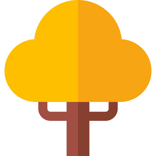 Tree yard garden tree icon