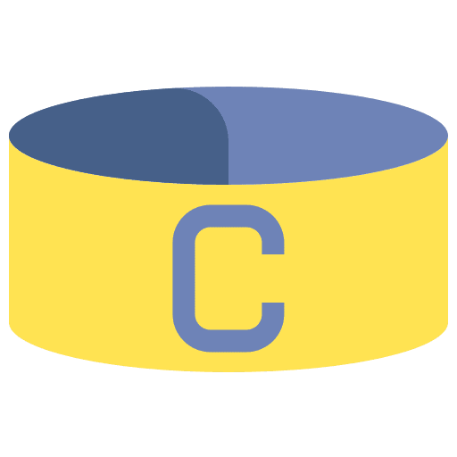 Captain soccer sports and competition team sport icon