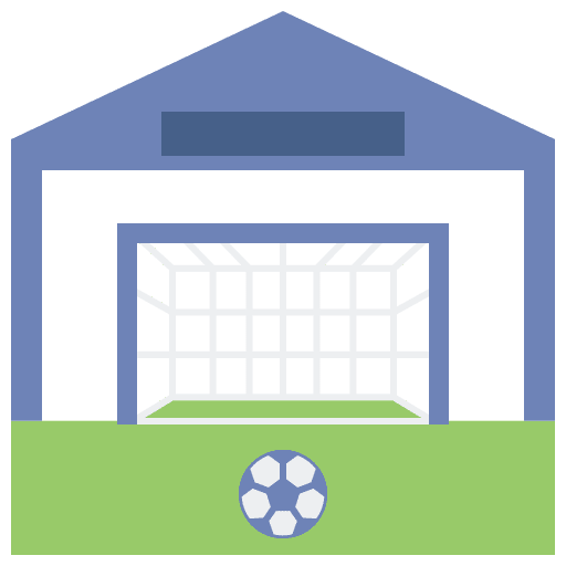 Futsal indoor play football football game icon