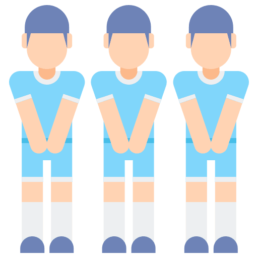 Free kick sports and competition members players icon