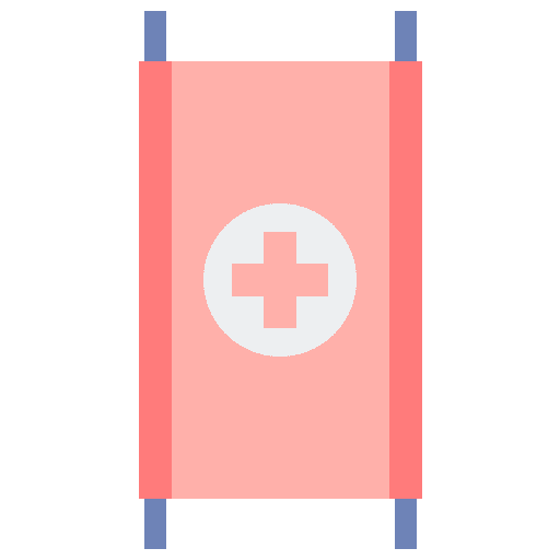 Stretcher stretcher healthcare and medical emergencies icon