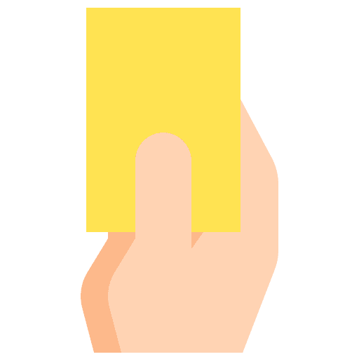 Yellow card soccer amonestation yellow card icon