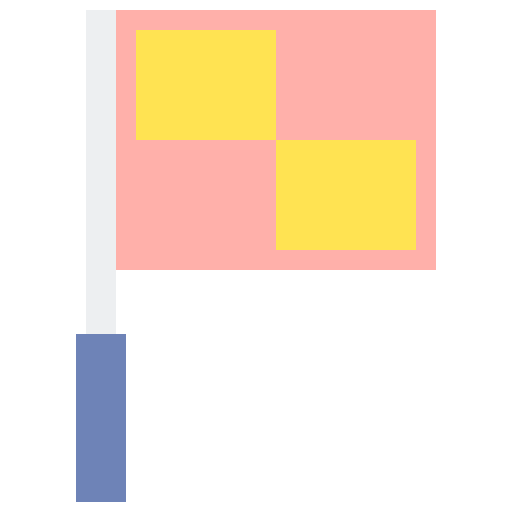 Flag equipment referee flag icon