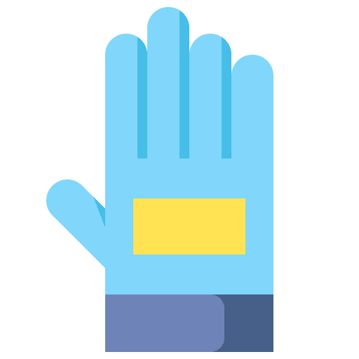 Hand gloves goalkeeper sport football icon