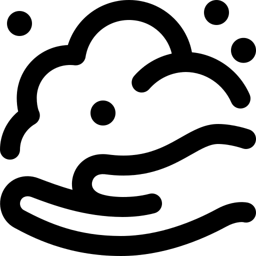 Hand washing cleaning healthcare and medical soap icon