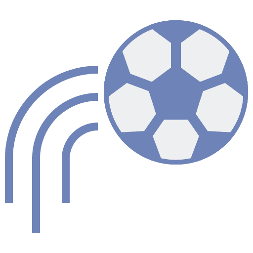 Volley mega ball football sports icon