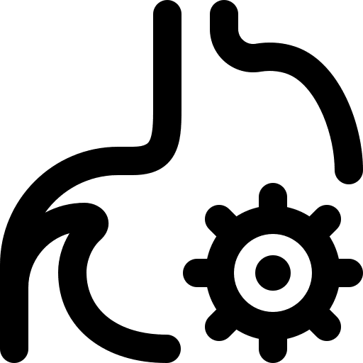 Intestine virus colon intestine icon