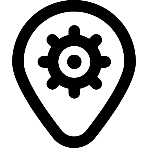 Location biology pin bacteria icon