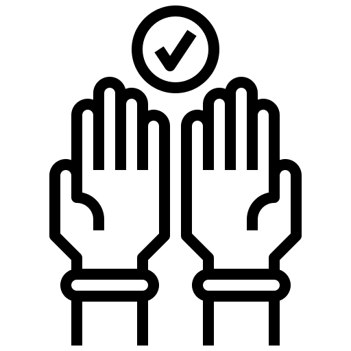 Gloves health pharmacy medical icon