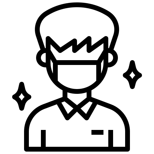 Medical mask illness medical mask sick person icon