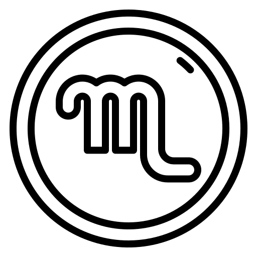 Scorpio miscellaneous esoteric shapes and symbols icon
