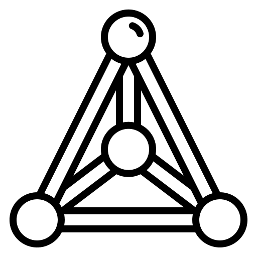 Trinity shapes and symbols education three icon