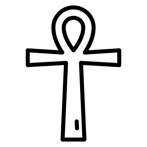 Ankh religion miscellaneous shapes and symbols icon