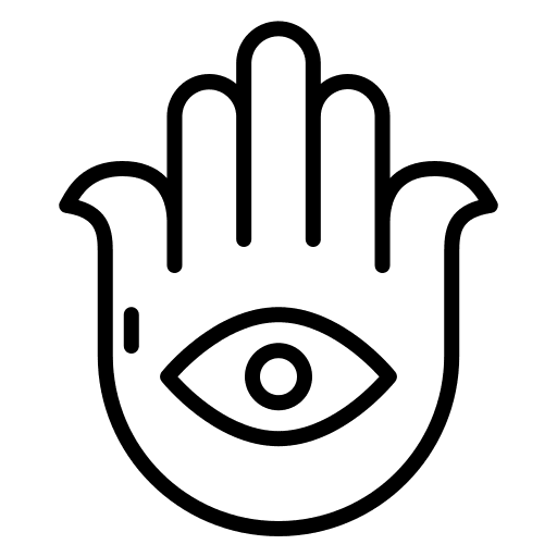 Hamsa spiritual miscellaneous religion icon