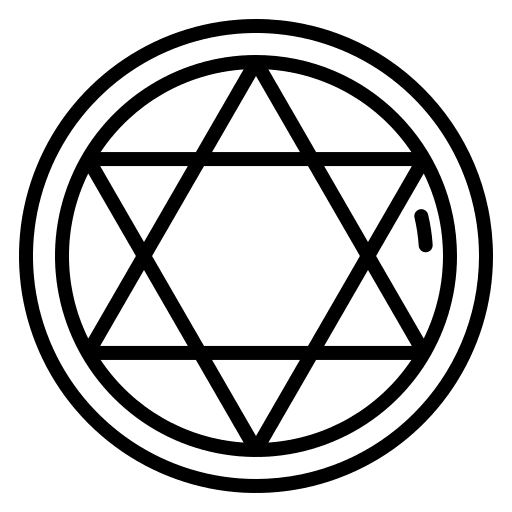 Hexagram education miscellaneous maths icon