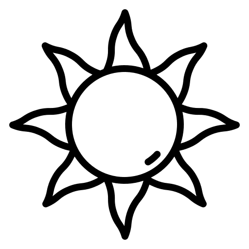 Moon astronomy lunar sun icon