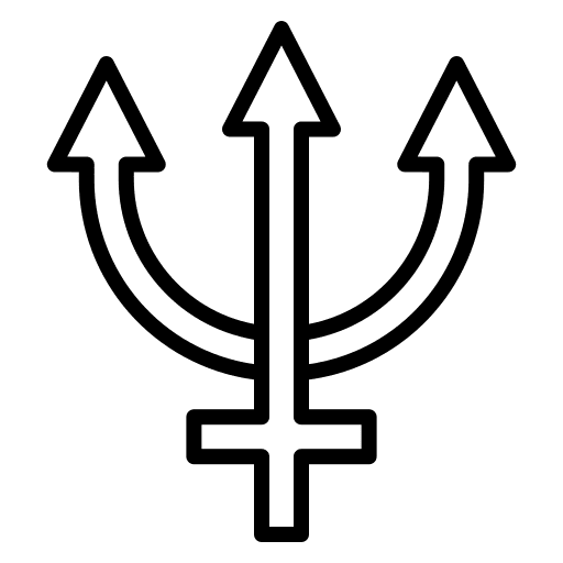 Neptune zodiac constellation miscellaneous icon