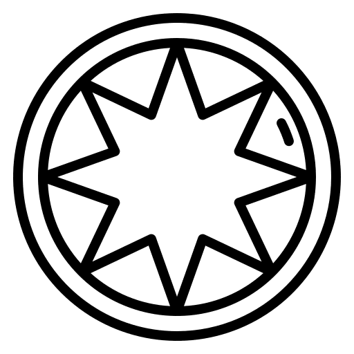 Bahai signs cultures religion icon