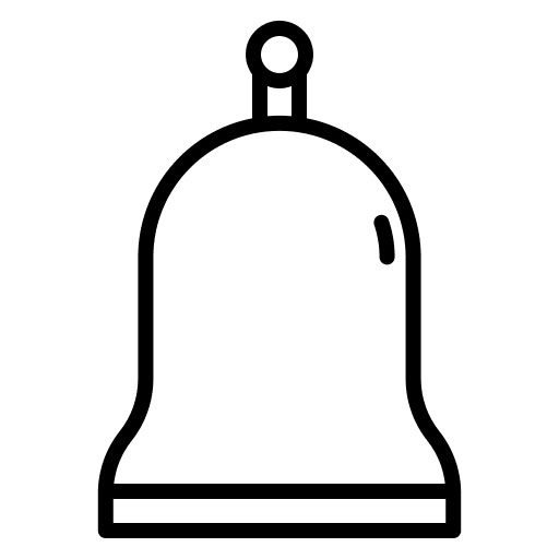Bell instrument ring notification icon
