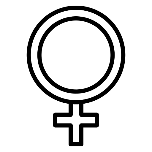 Venus girl venus signaling icon