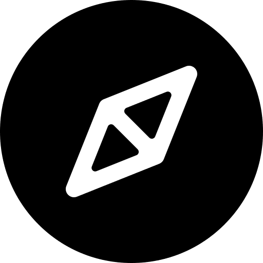 Compass browser ui explore icon