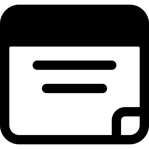 Note files and folders sticker paper icon