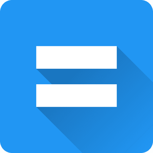 Equal equal characters math icon
