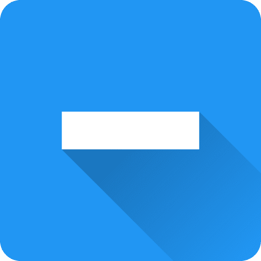 Minus minus numbers math icon