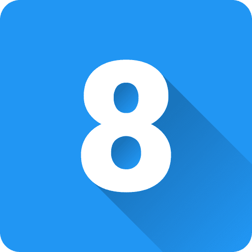 Eight special math mathematics symbol icon