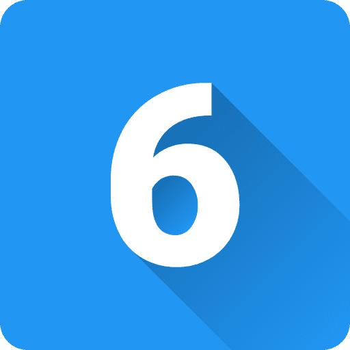 Six education math six icon