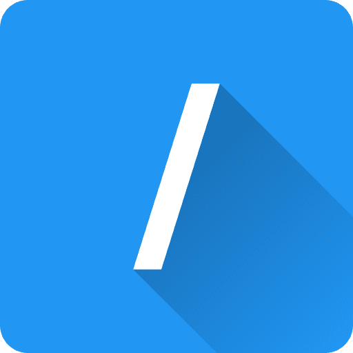 Slash characters special number icon