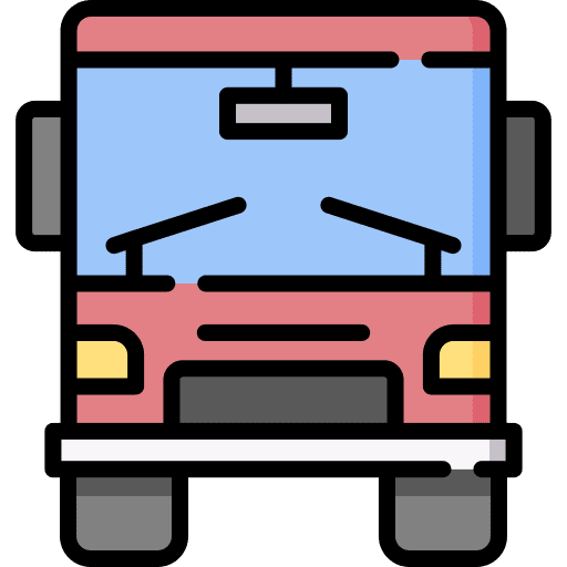 Bus bus social media electric bus icon