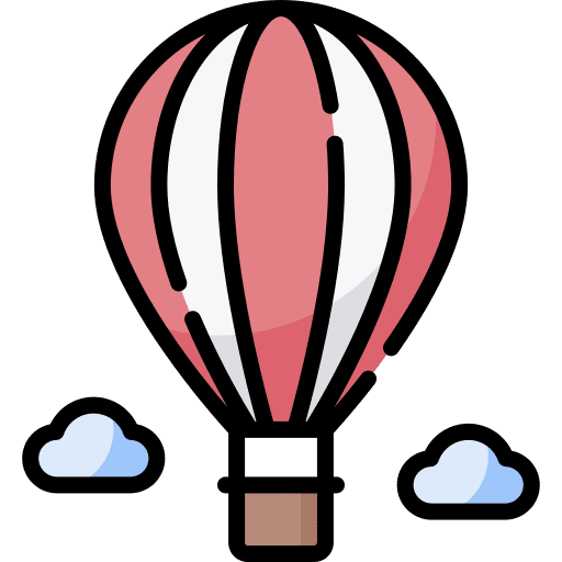 Hot air balloon hot air balloon social media transportation icon