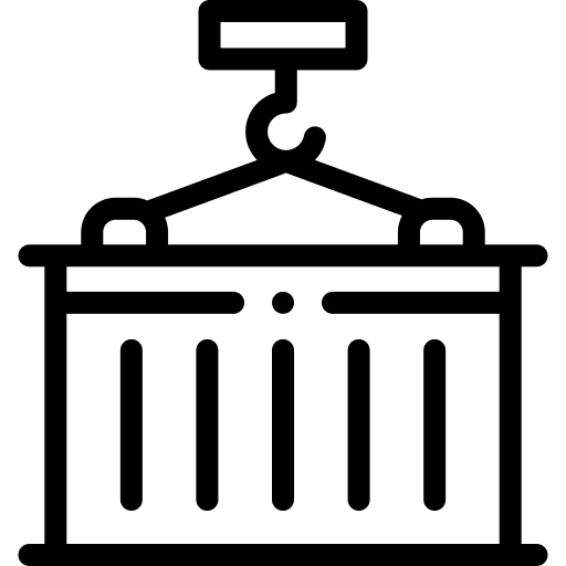 Container business container economy icon