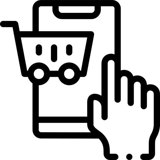 Online shopping buy online commerce shopping store icon