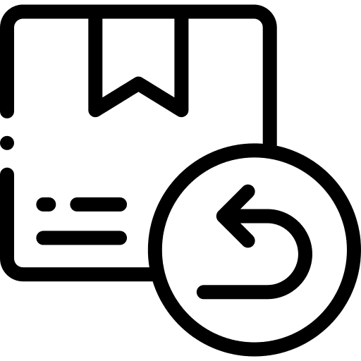 Return box parcel box package icon