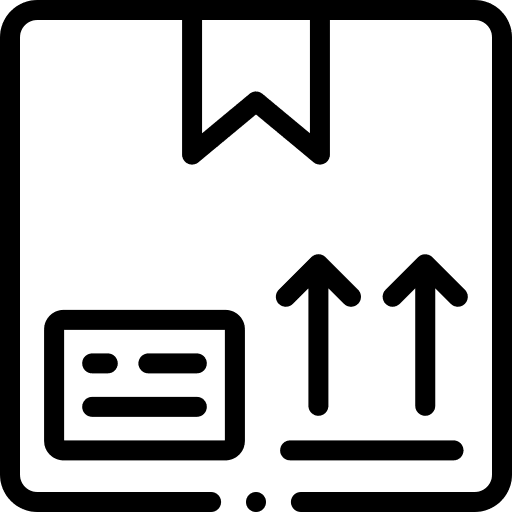 Side up fragile shipment this side up icon