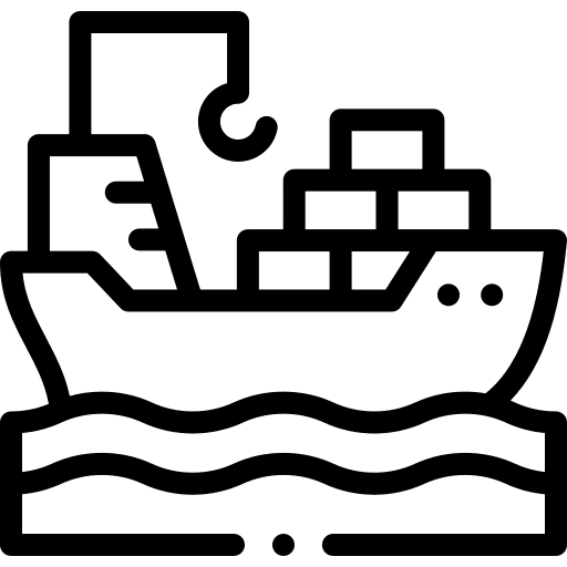 Cargo ship cargo ship transportation cargo boat icon